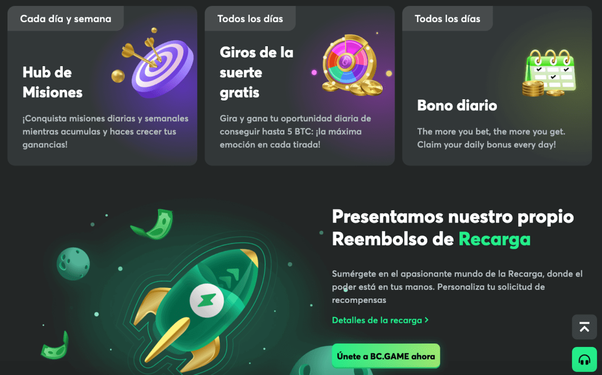 Opinión general sobre el bono BC Game México