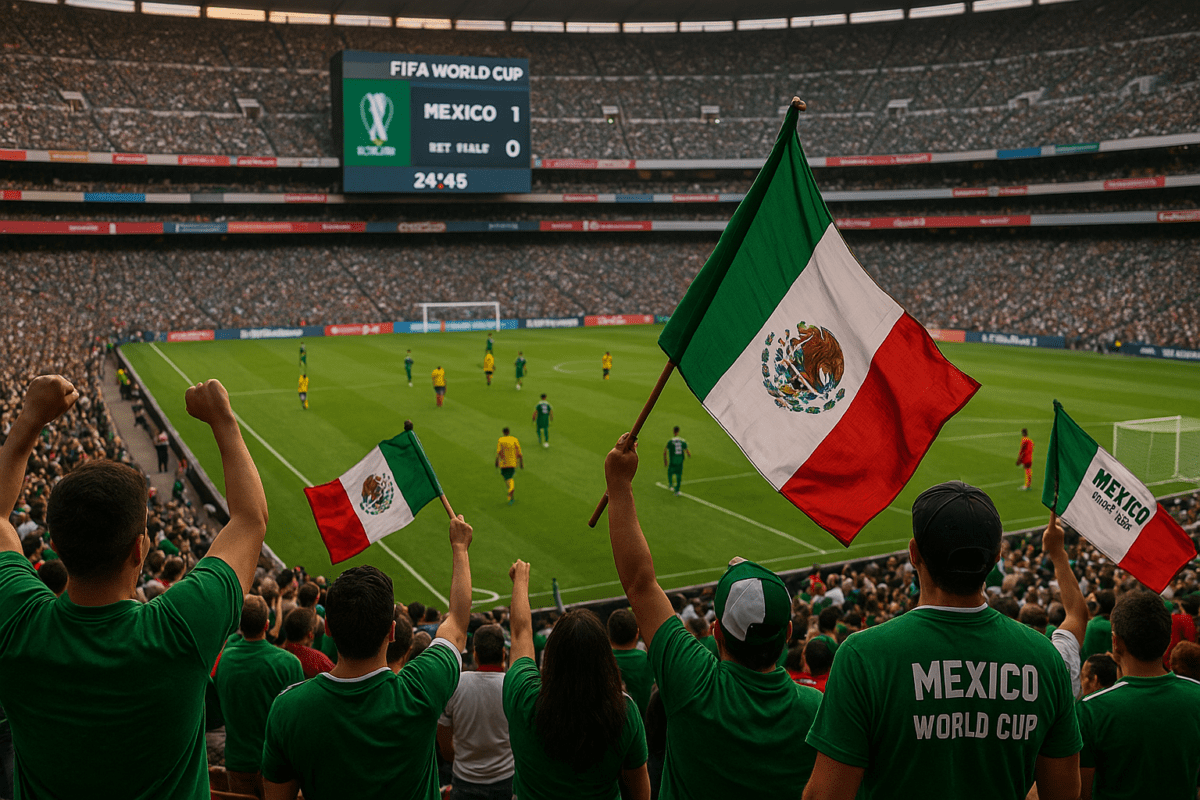 Sedes en M&eacute;xico: Estadio Azteca, Akron y BBVA