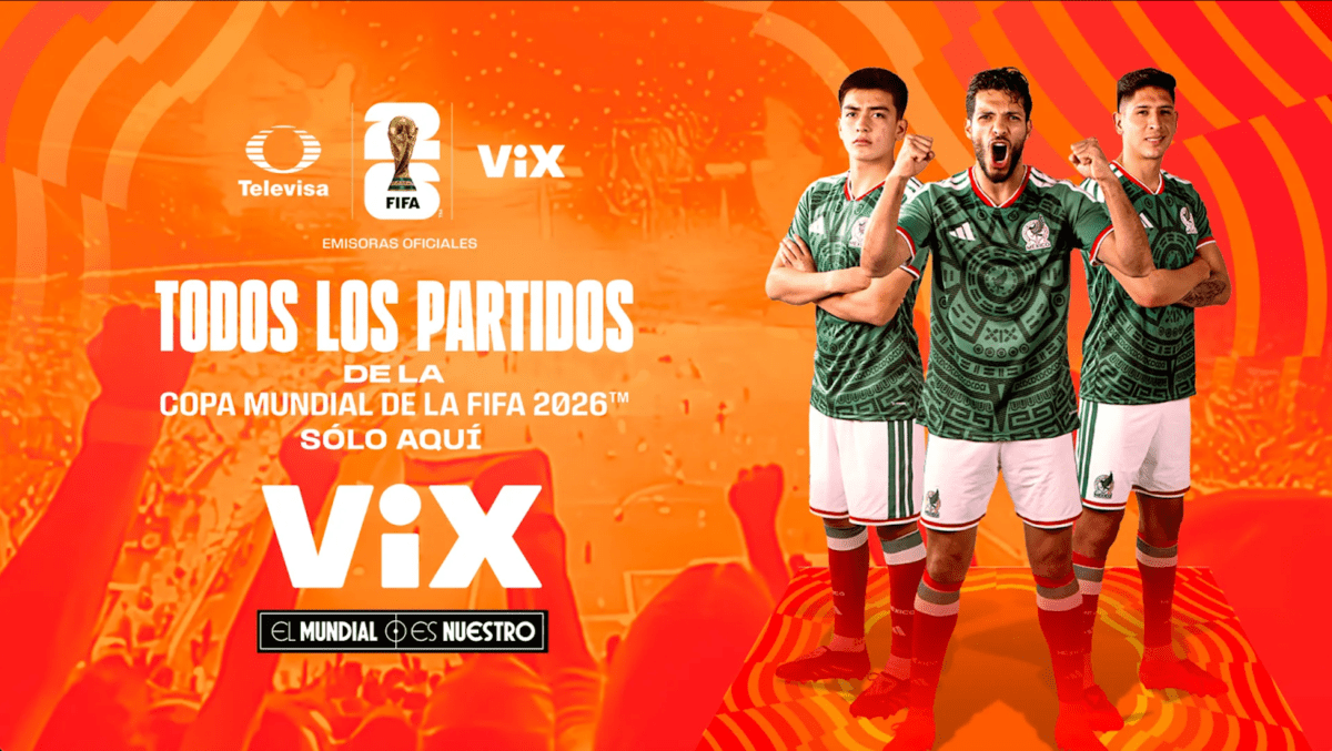 D&oacute;nde ver el Mundial 2026 por streaming en M&eacute;xico
VIX 