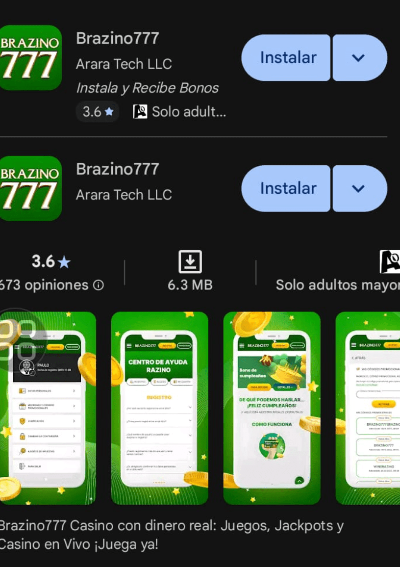 &iquest;C&oacute;mo descargar la Brazino777 app?